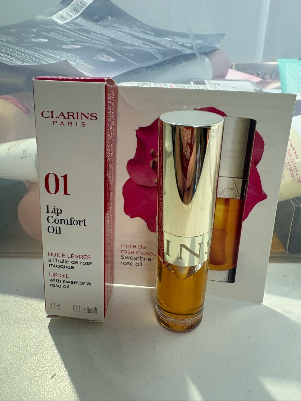 Clarins lip oil